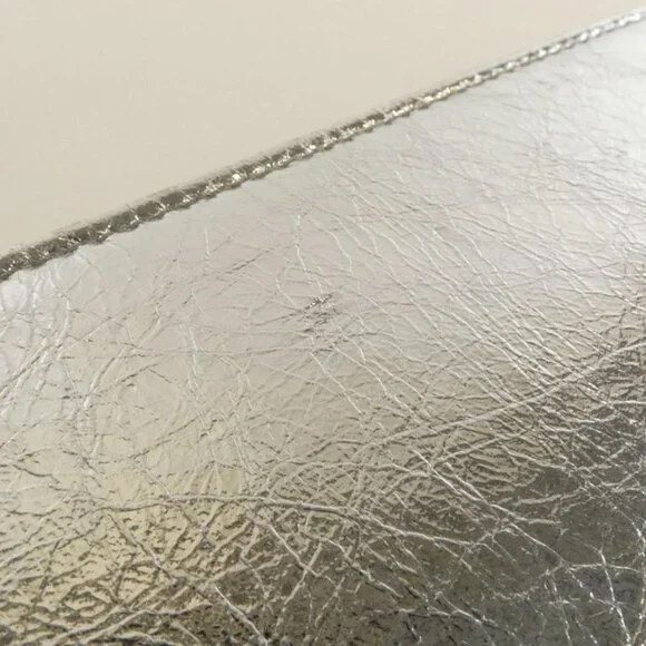 Balenciaga Paper Wallet Leather Silver - Picture 5 of 9